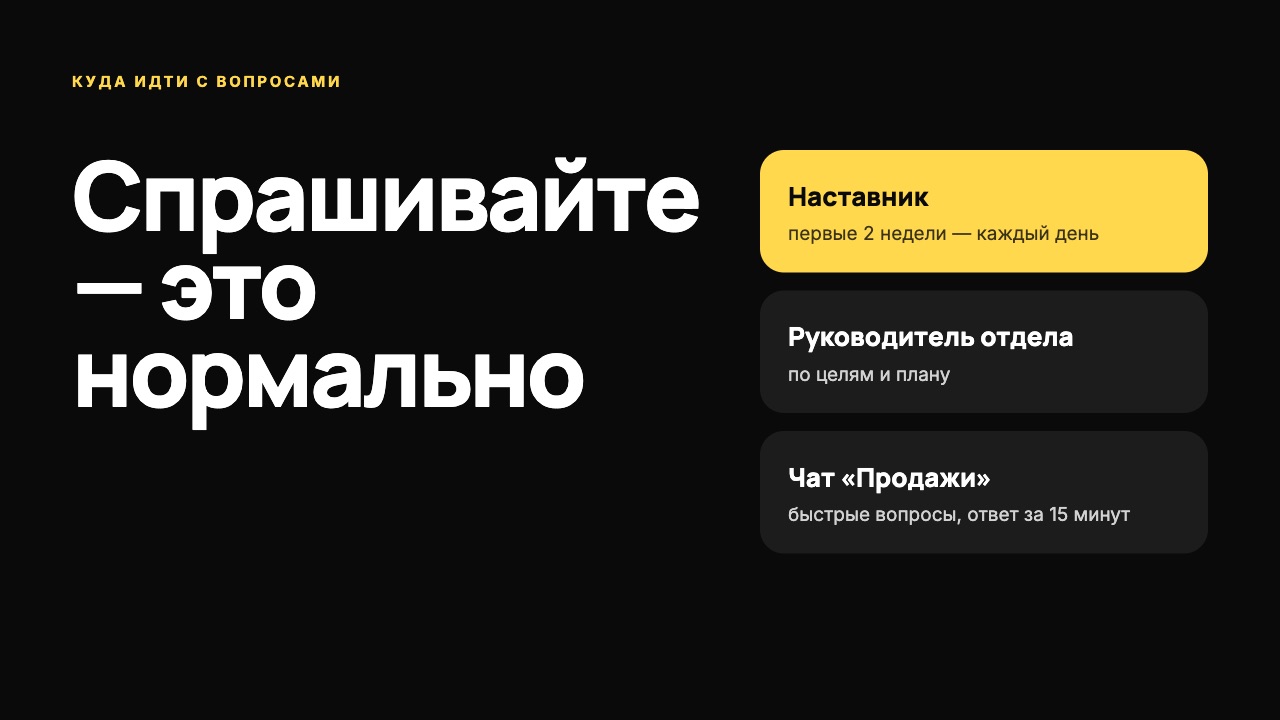 Слайд 5: Куда идти с вопросами